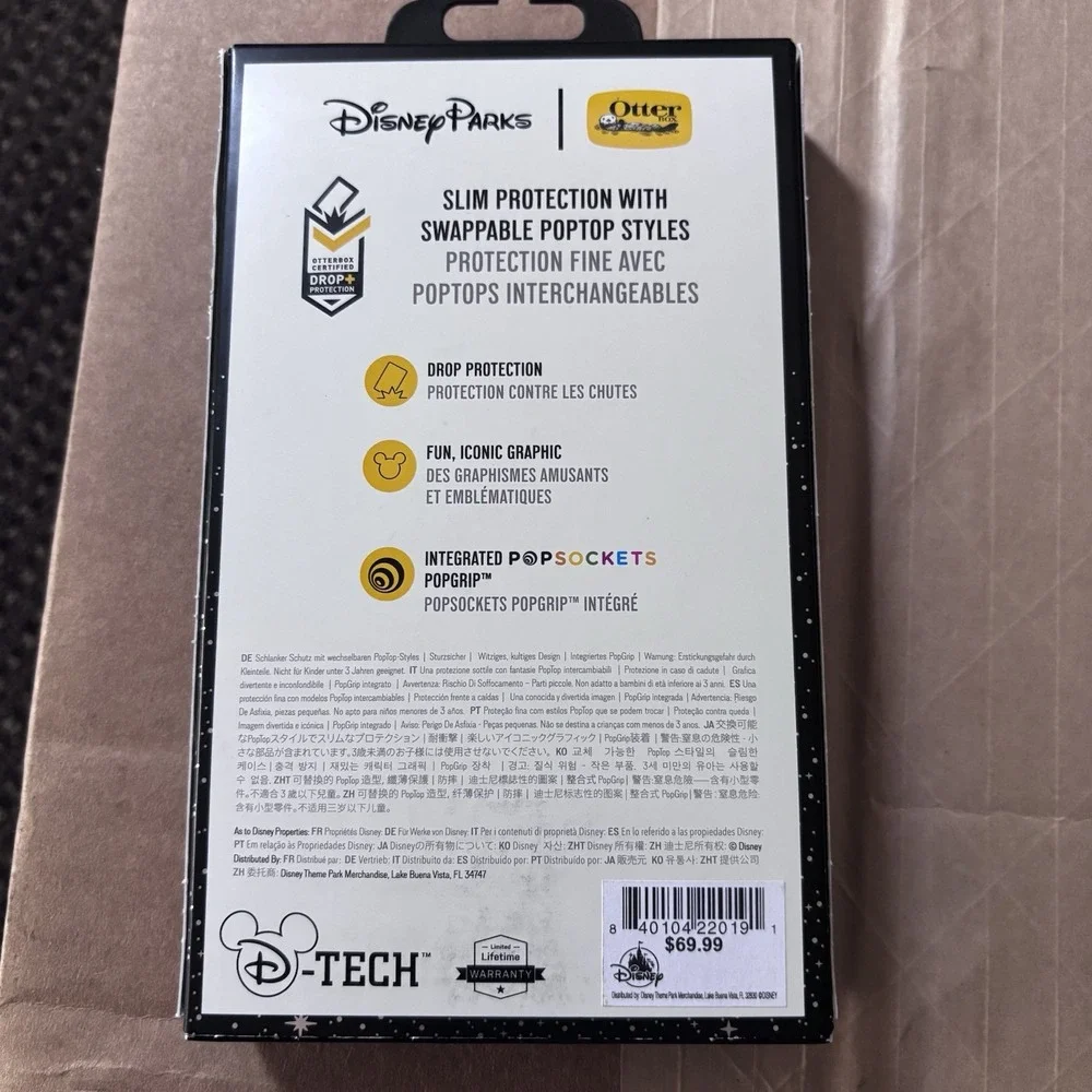 Disney Parks OTTERBOX PopSockets Popgrip Minnie Mouse Polka iPhone 8 Plus Cover
